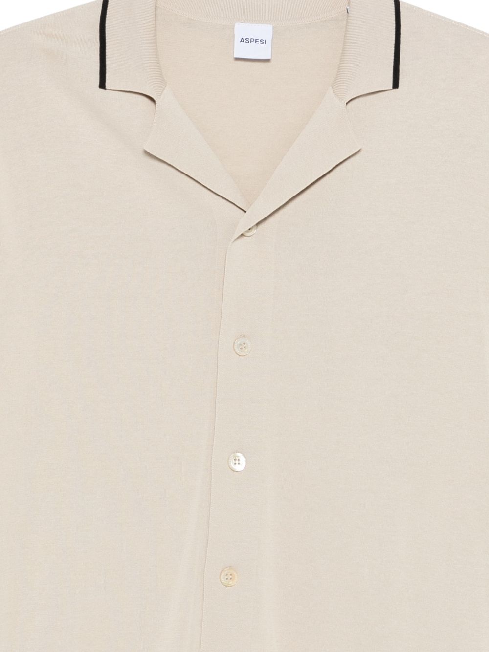ASPESI Camicia in cotone beige 