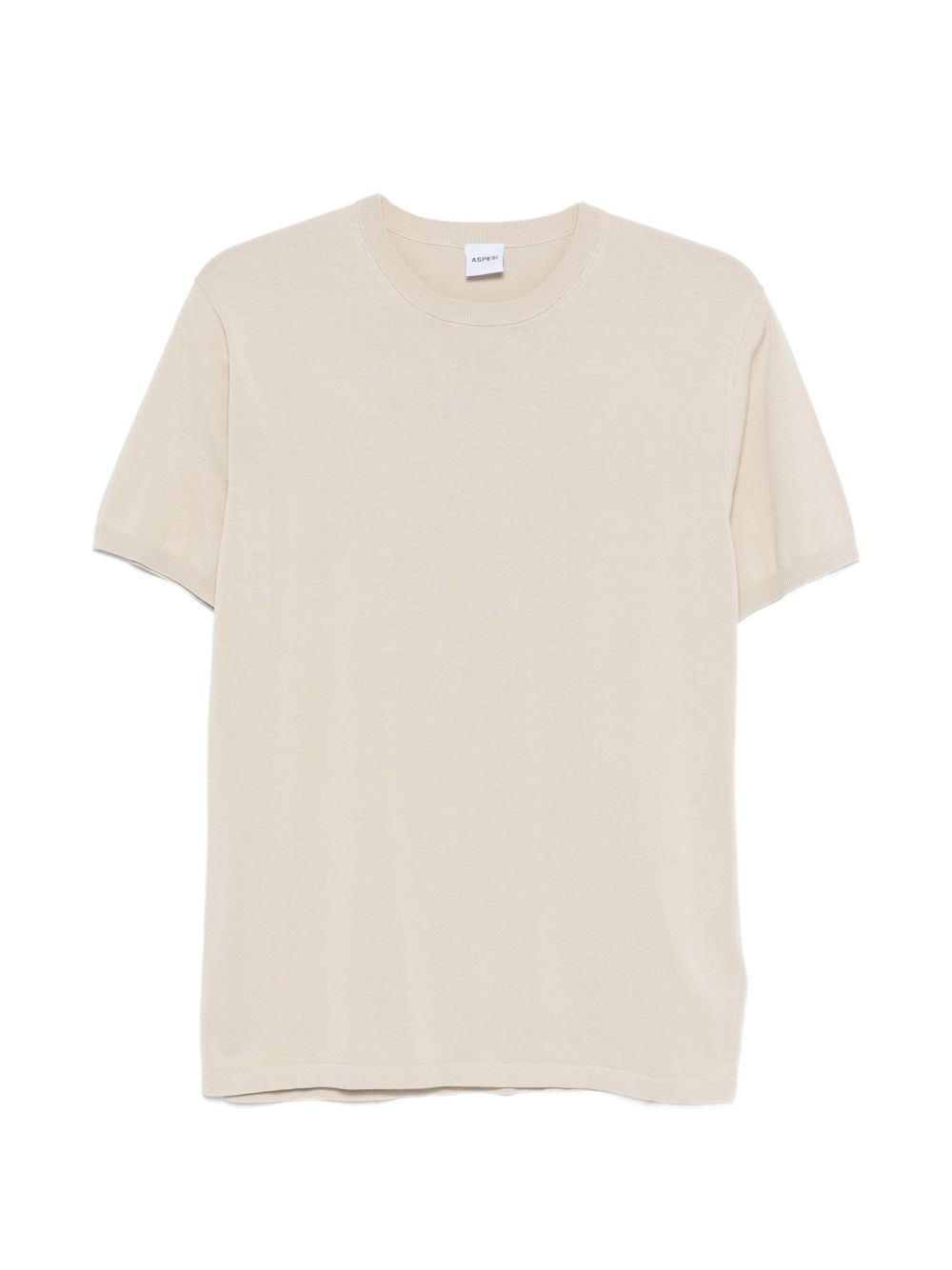 ASPESI T-shirt in cotone beige 