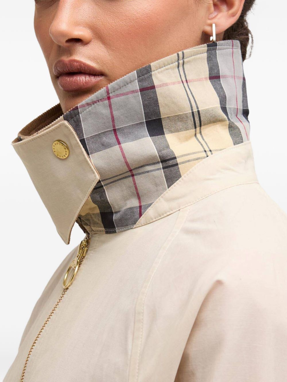 BARBOUR Giacca Icons Spey beige con tasche 