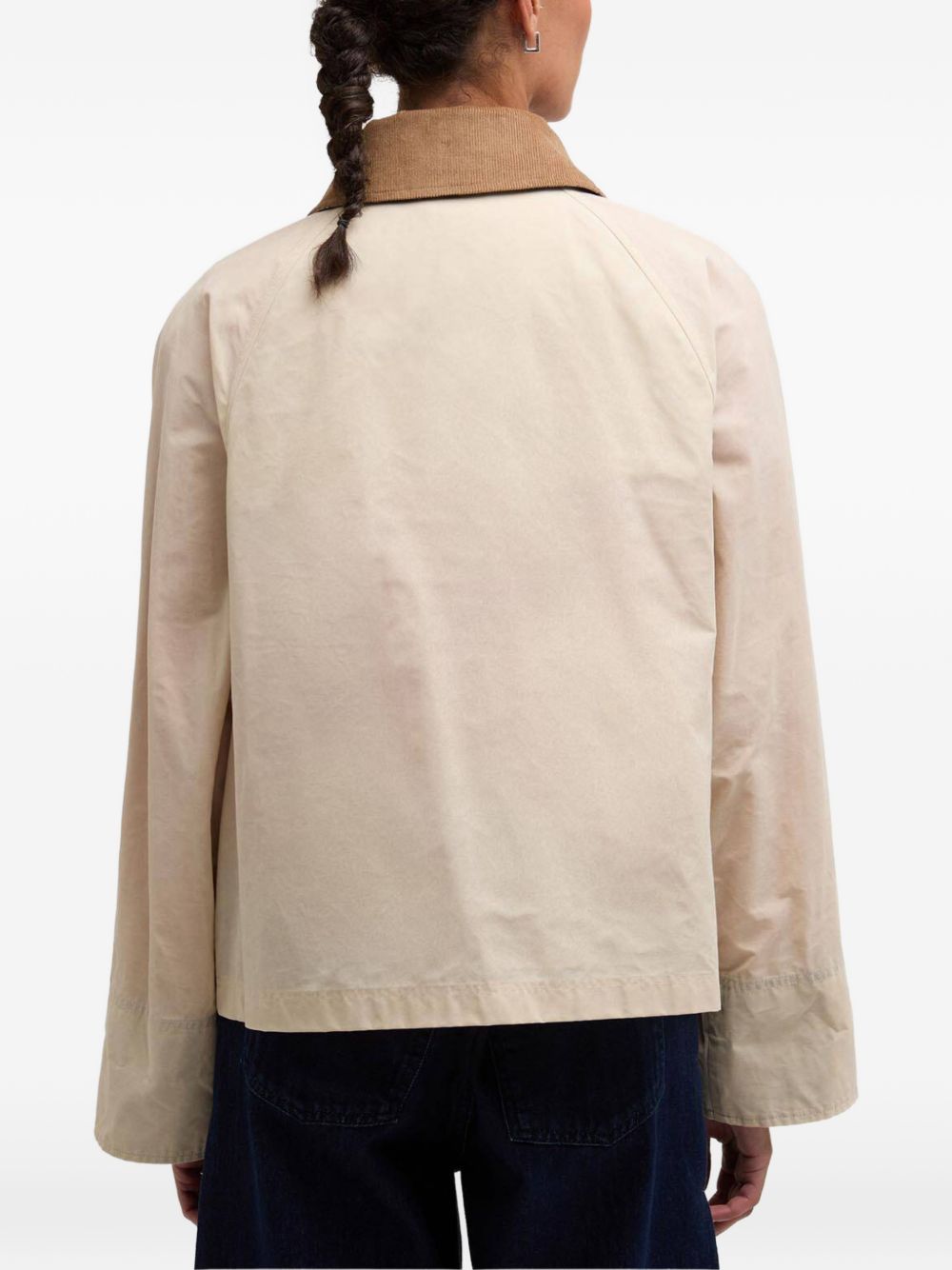 BARBOUR Giacca Icons Spey beige con tasche 