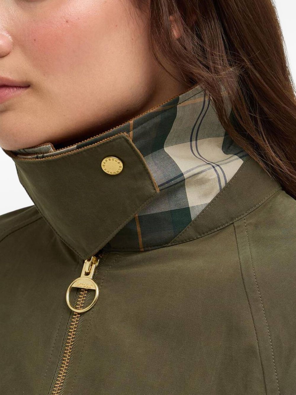 BARBOUR Giacca Icons Spey verde con tasche 