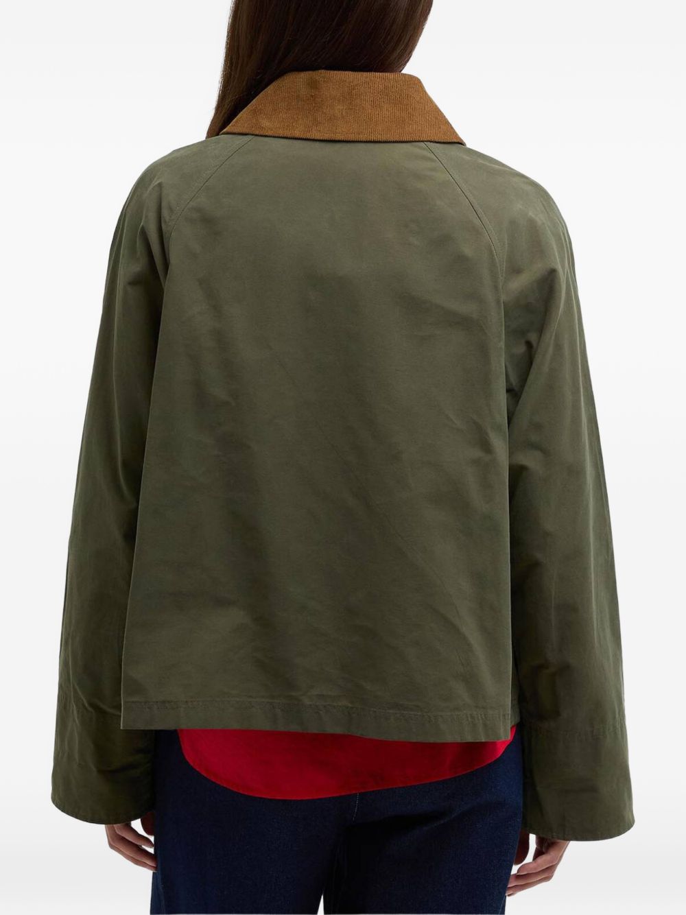 BARBOUR Giacca Icons Spey verde con tasche 