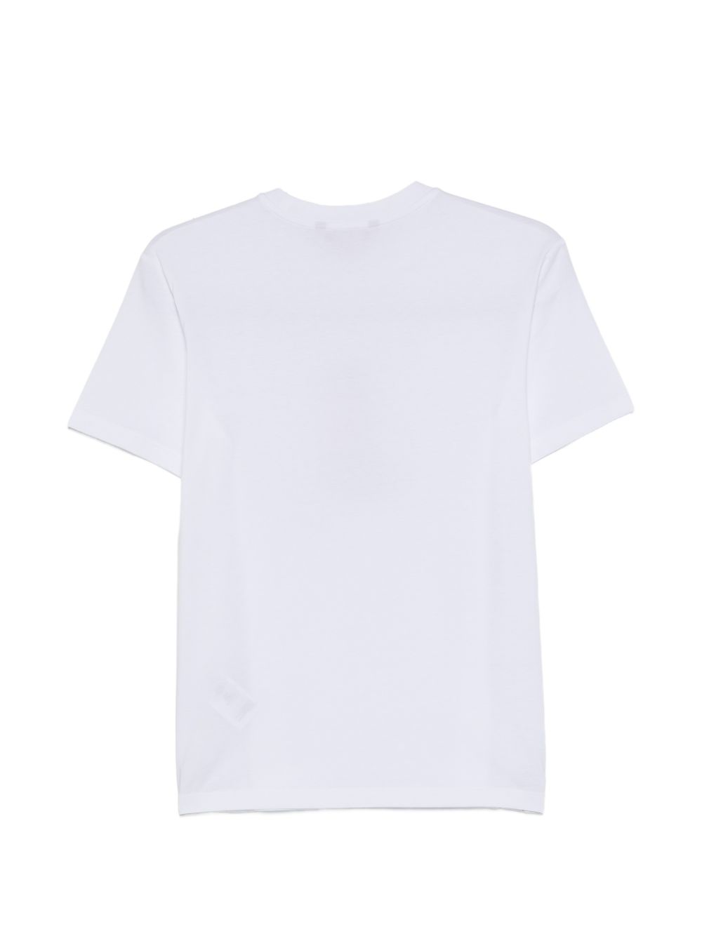 BARBOUR T-shirt con stampa in cotone bianco 