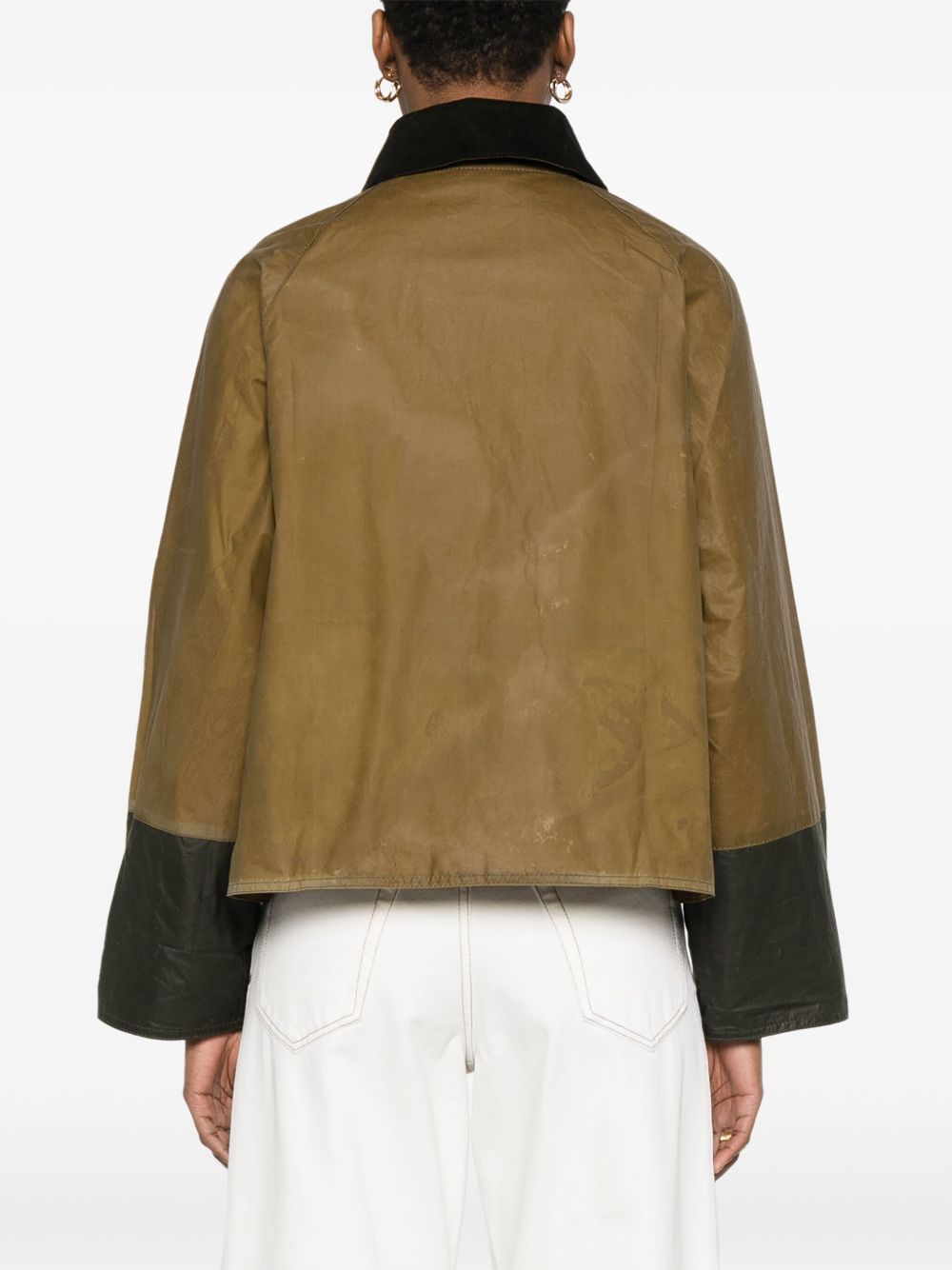 BARBOUR Giacca cerata Alma Wax Archive Olive 
