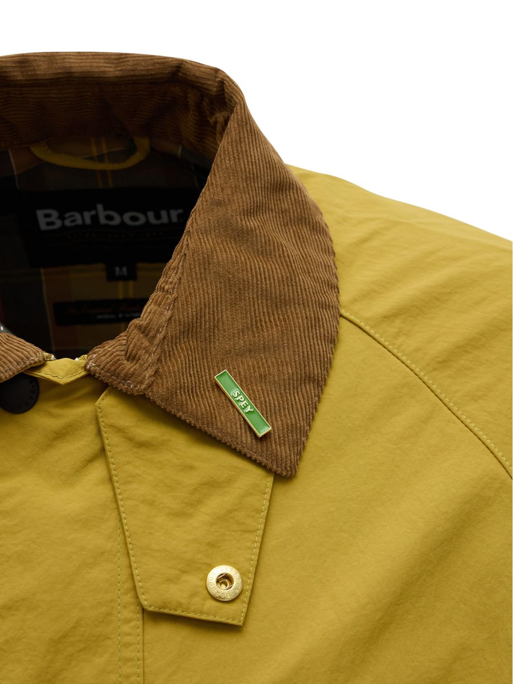BARBOUR Giacca casual Spey verde ambra 
