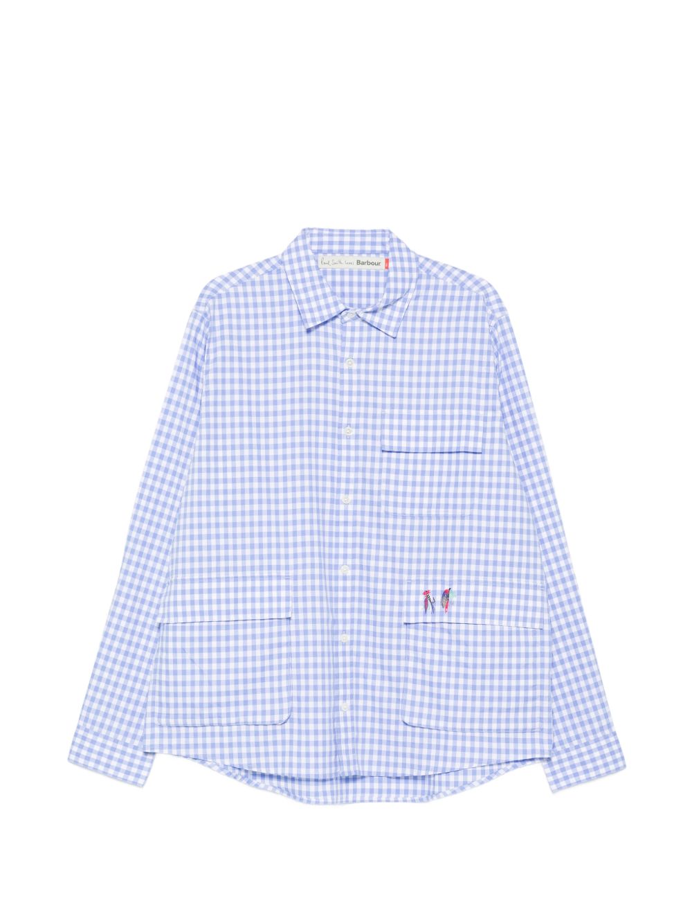 BARBOUR Camicia a quadretti con dettagli ricamati Paul Smith loves Barbour 