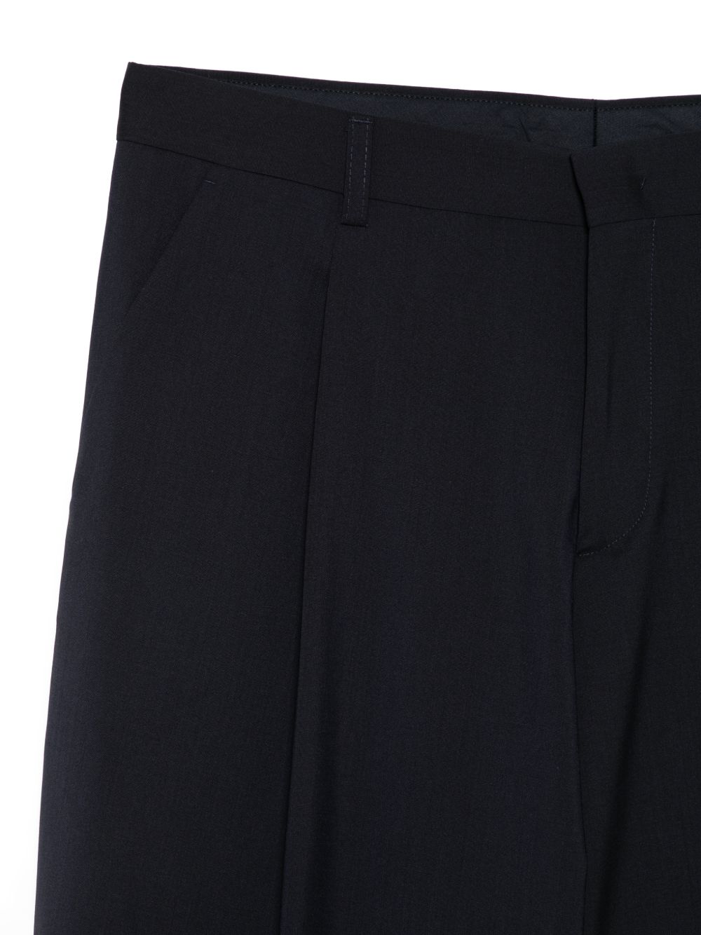 BE ABLE Pantaloni in cotone blu scuro con passanti per cintura 