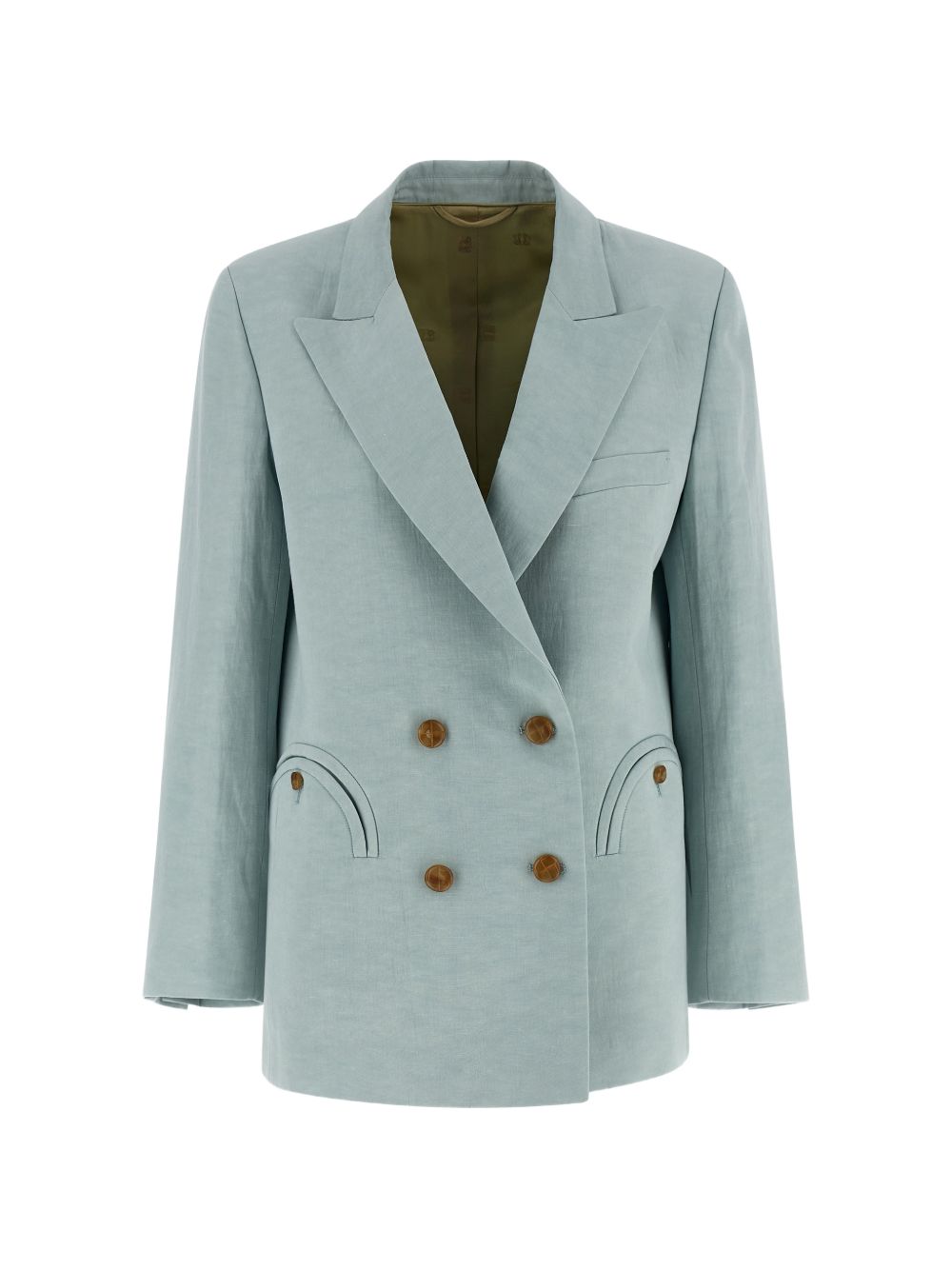 BLAZE Blazer Zenith Everynight in lino e seta azzurro 