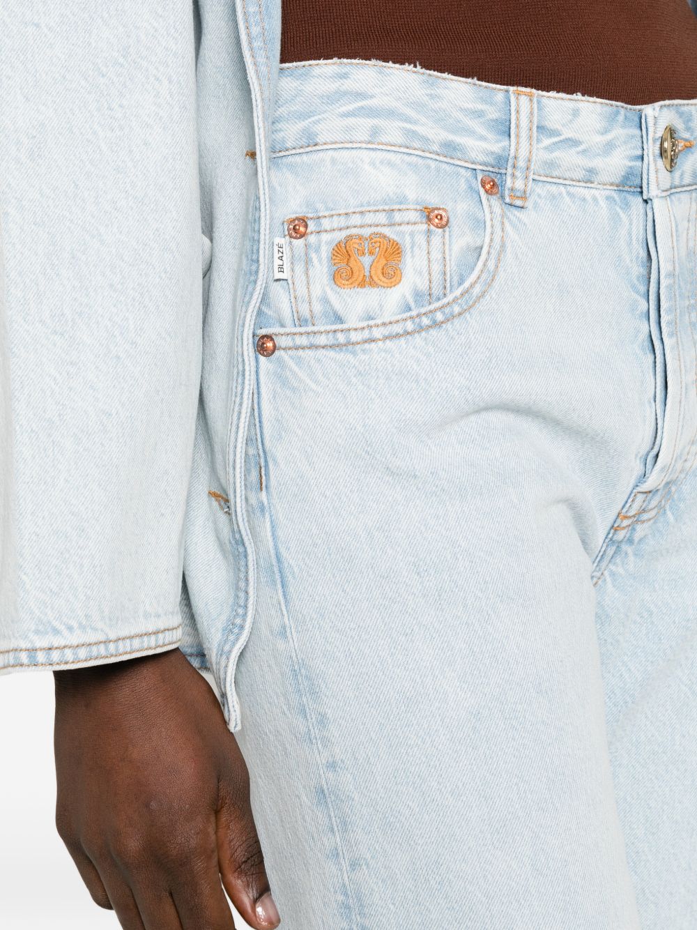 BLAZE Jeans blu con dettaglio logo 