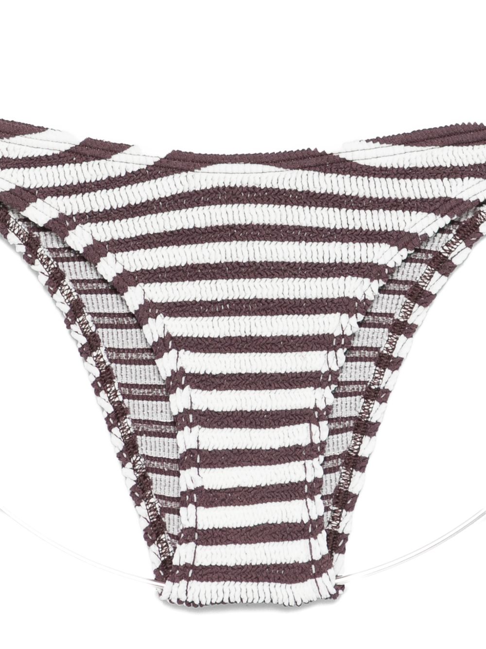 BOND EYE Slip bikini Scene in spugna increspata a righe 