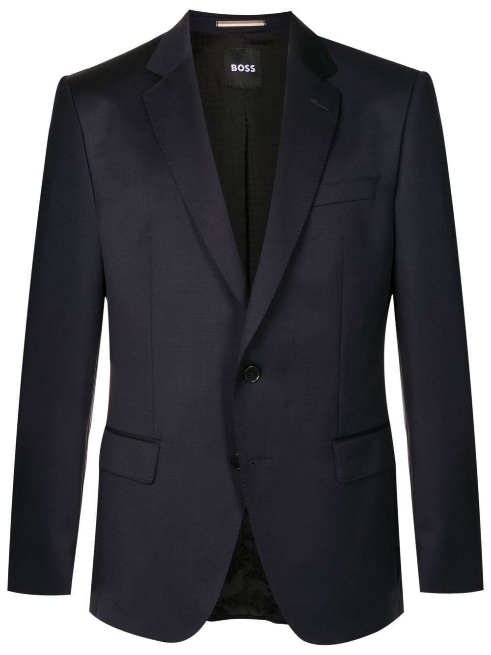 BOSS Blazer H Huge in lana vergine blu navy 