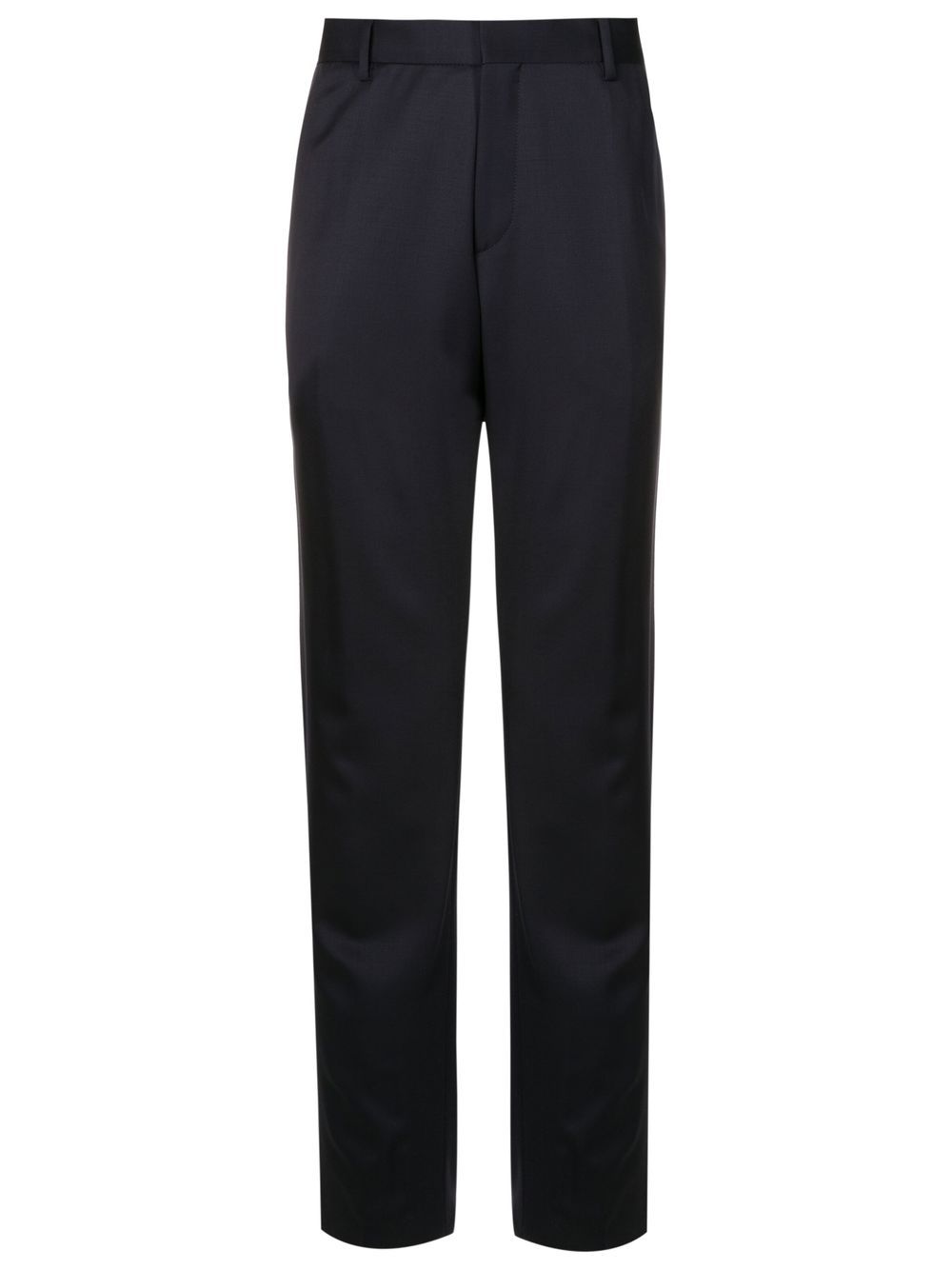 BOSS Pantaloni H Genius in lana vergine blu navy 