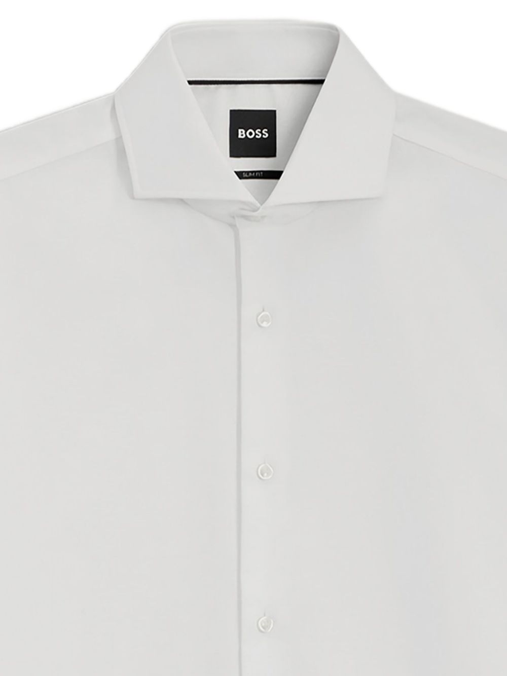 BOSS Camicia Hank bianco sporco in cotone 