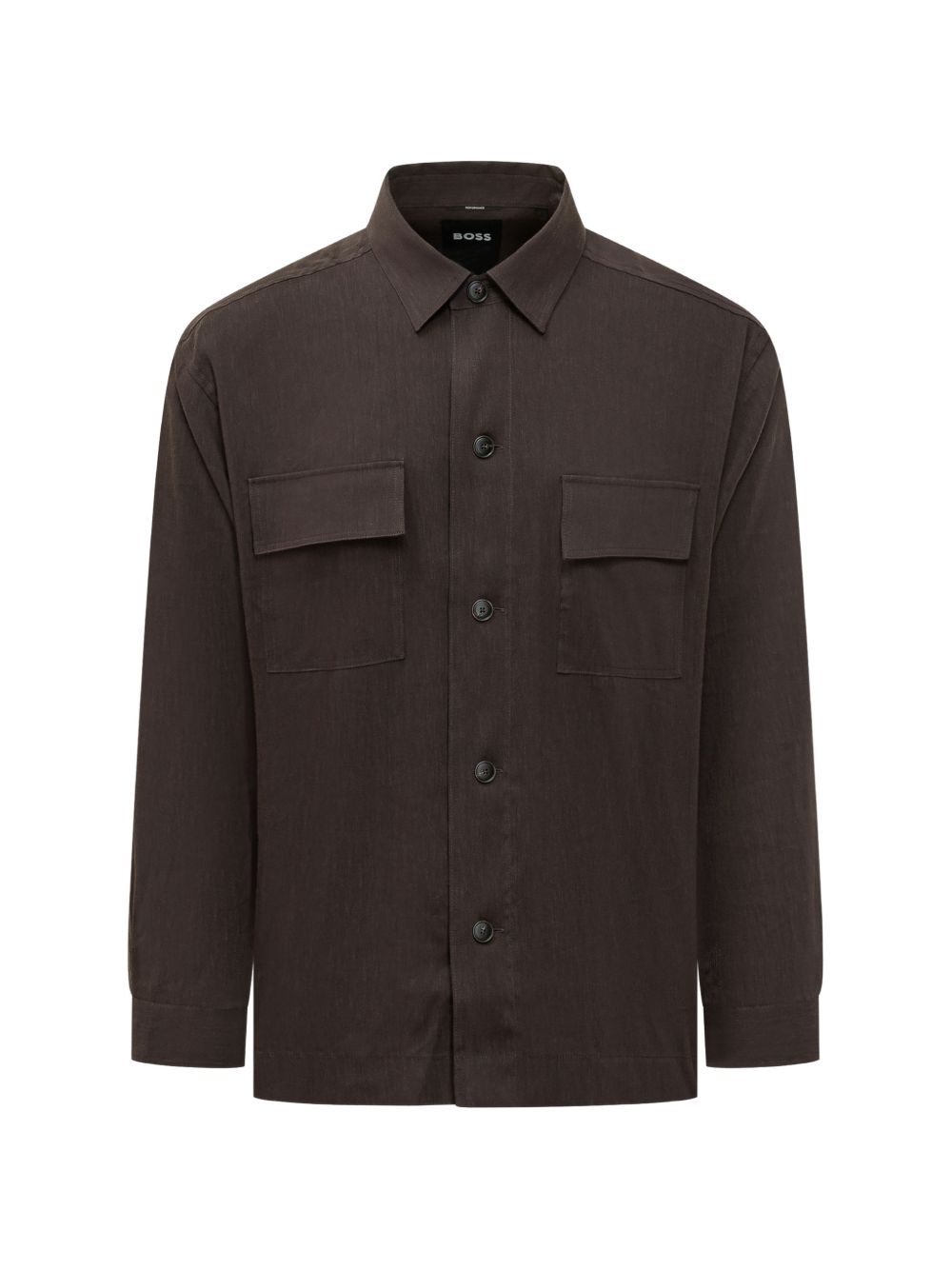 BOSS Camicia Cai a maniche lunghe marrone 