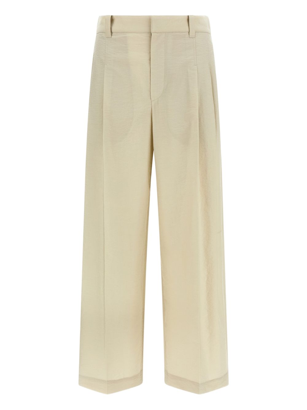 BRUNELLO CUCINELLI Pantaloni a palazzo avorio 