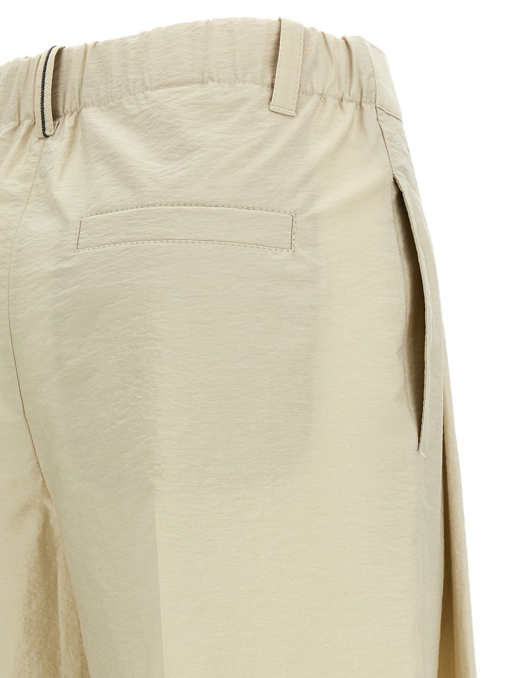 BRUNELLO CUCINELLI Pantaloni a palazzo avorio 