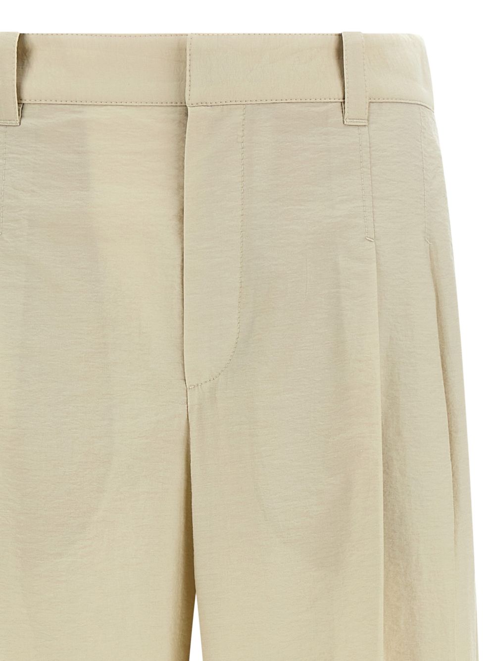 BRUNELLO CUCINELLI Pantaloni a palazzo avorio 