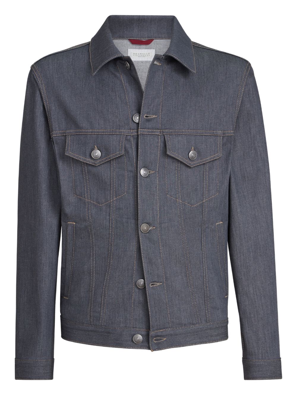 BRUNELLO CUCINELLI Giacca in denim con bottoni 