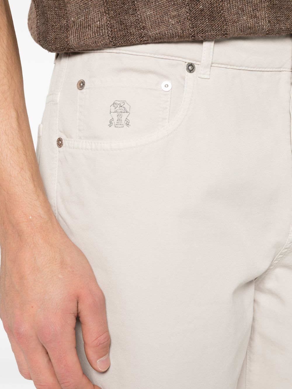 BRUNELLO CUCINELLI Pantaloni in cotone 