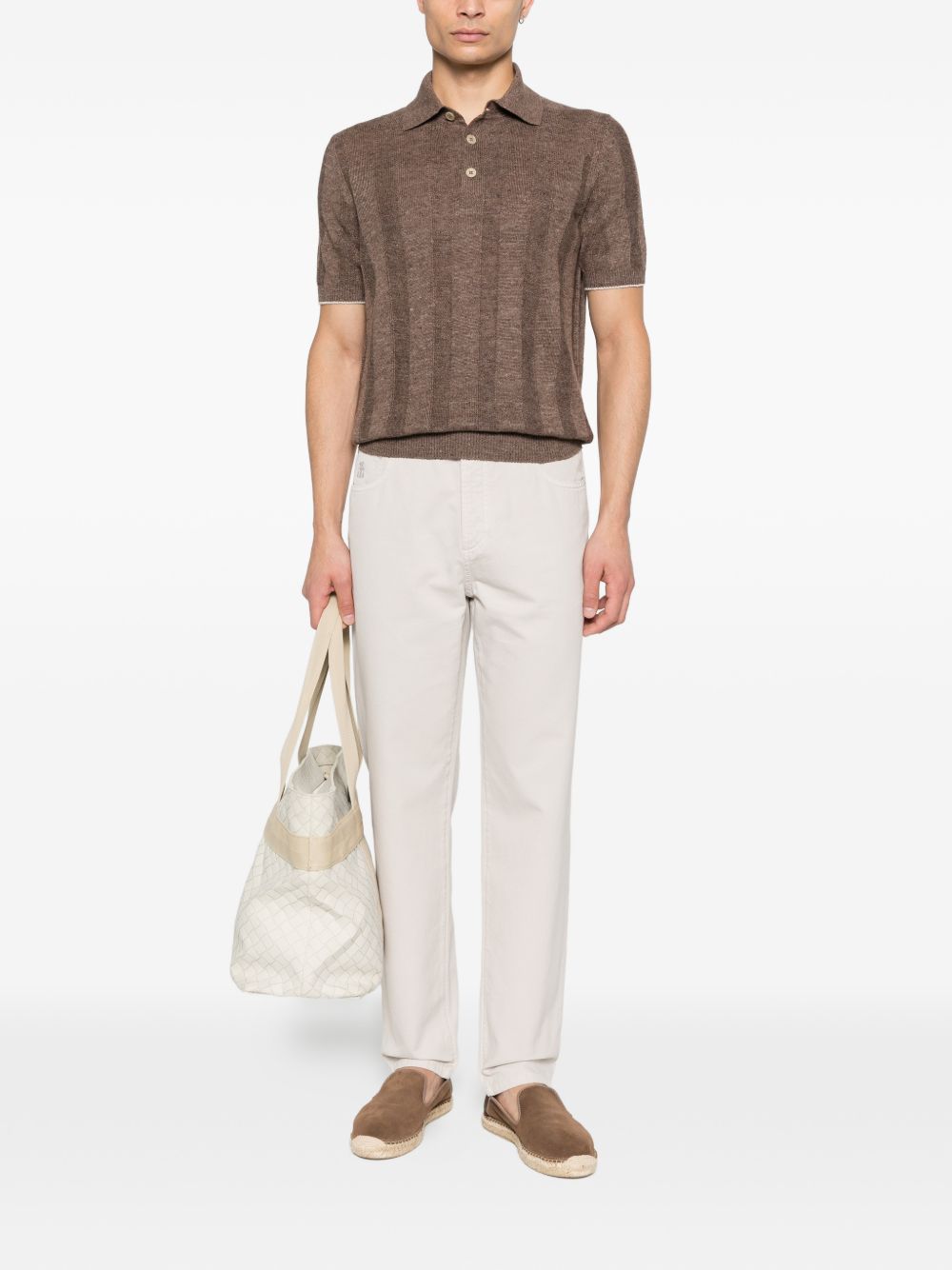BRUNELLO CUCINELLI Pantaloni in cotone 