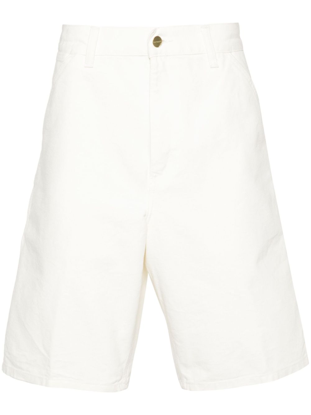 CARHARTT WIP Bermuda in jeans bianco 