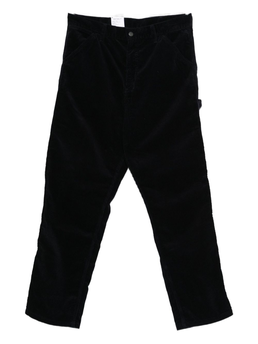 CARHARTT WIP Pantaloni 'Single Knee' a coste in velluto nero 