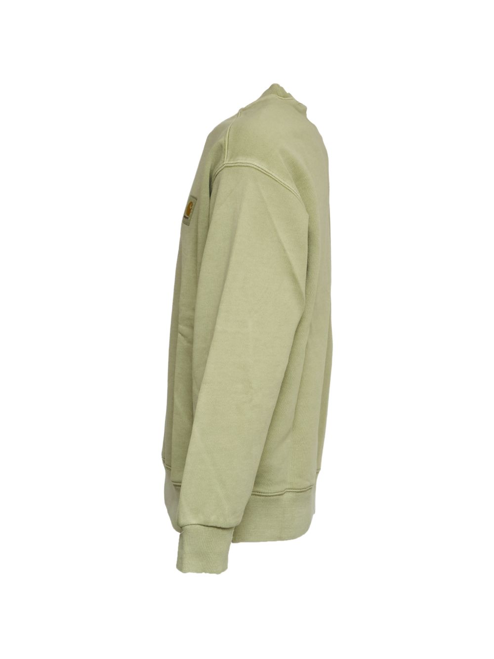 CARHARTT WIP Felpa girocollo in cotone verde con logo 