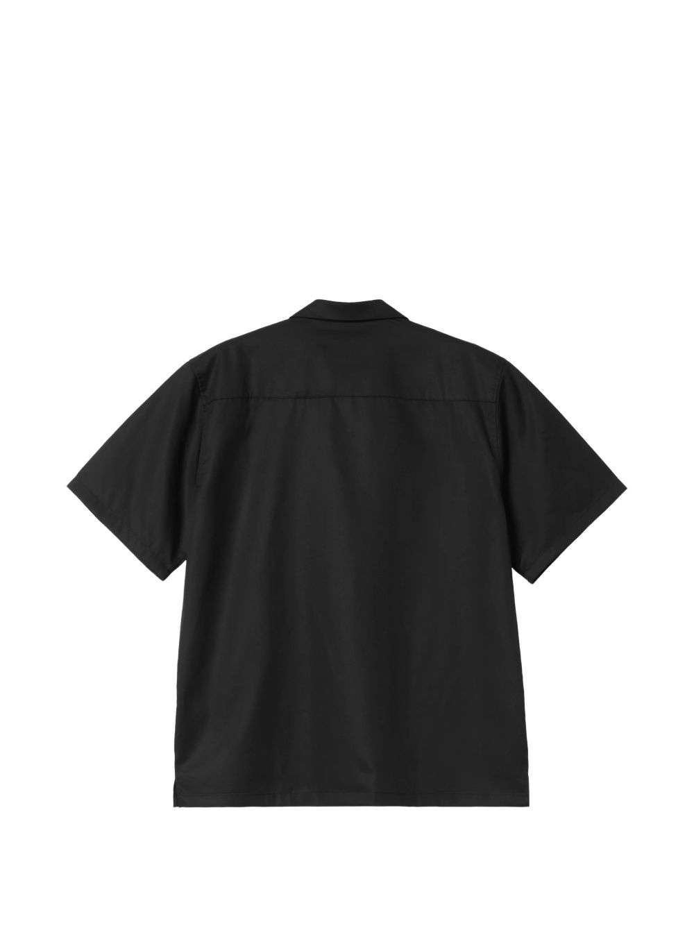 CARHARTT WIP Camicia a maniche corte nera con logo 