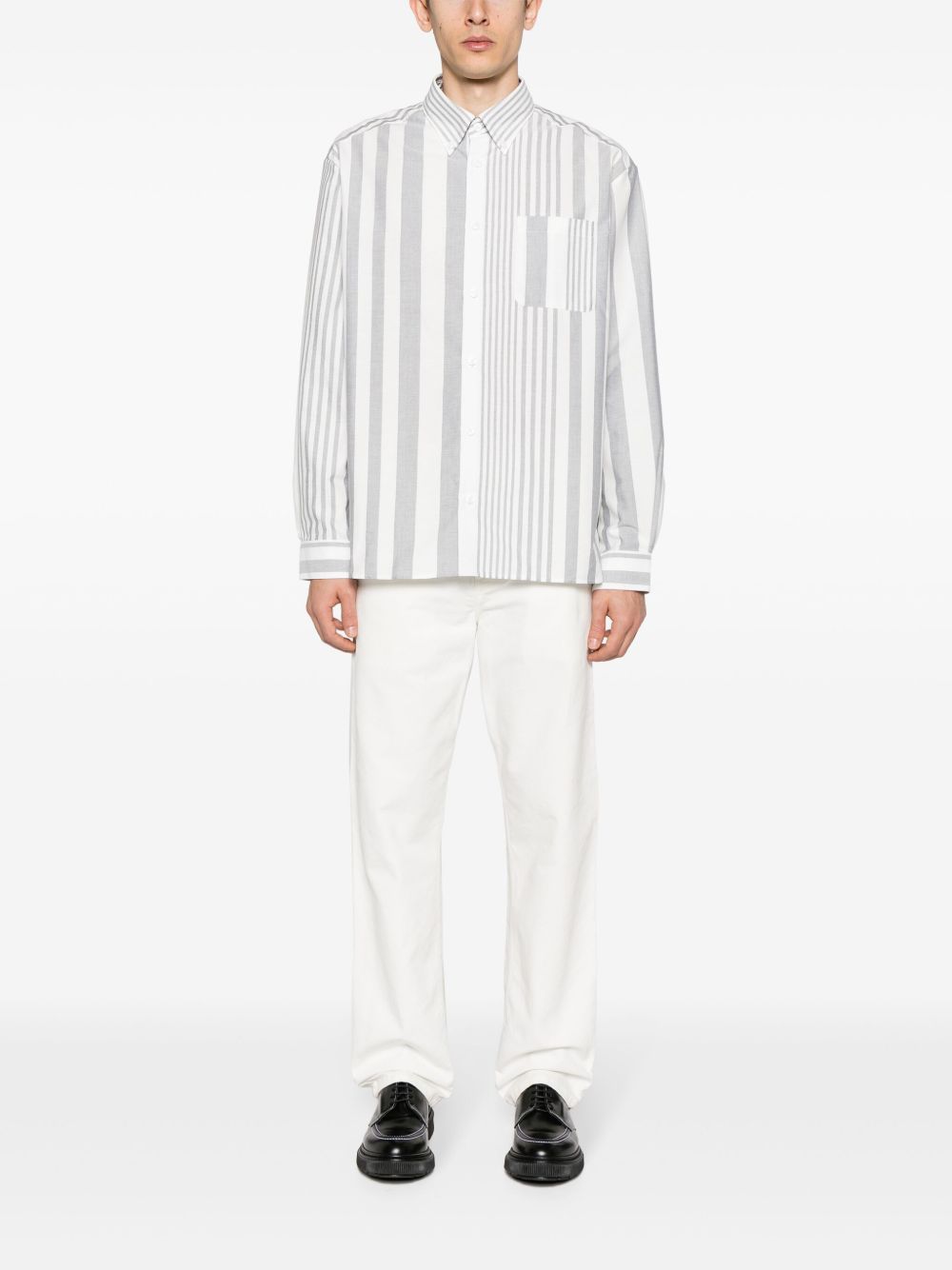 CARHARTT WIP Jeans in cotone bianco 