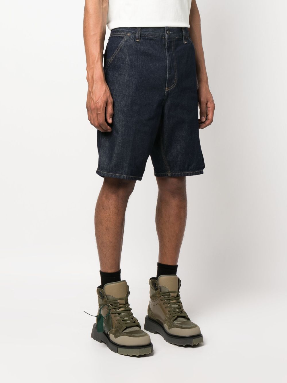 CARHARTT WIP Bermuda carpenter in jeans 