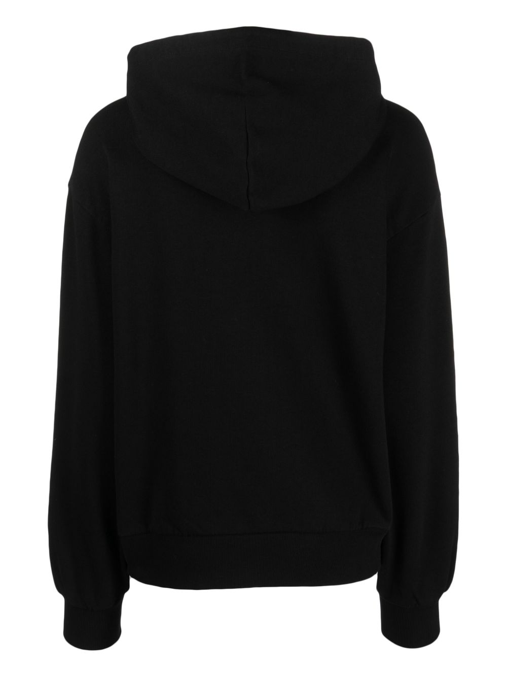 CARHARTT WIP Felpa in cotone nero con zip e cappuccio 
