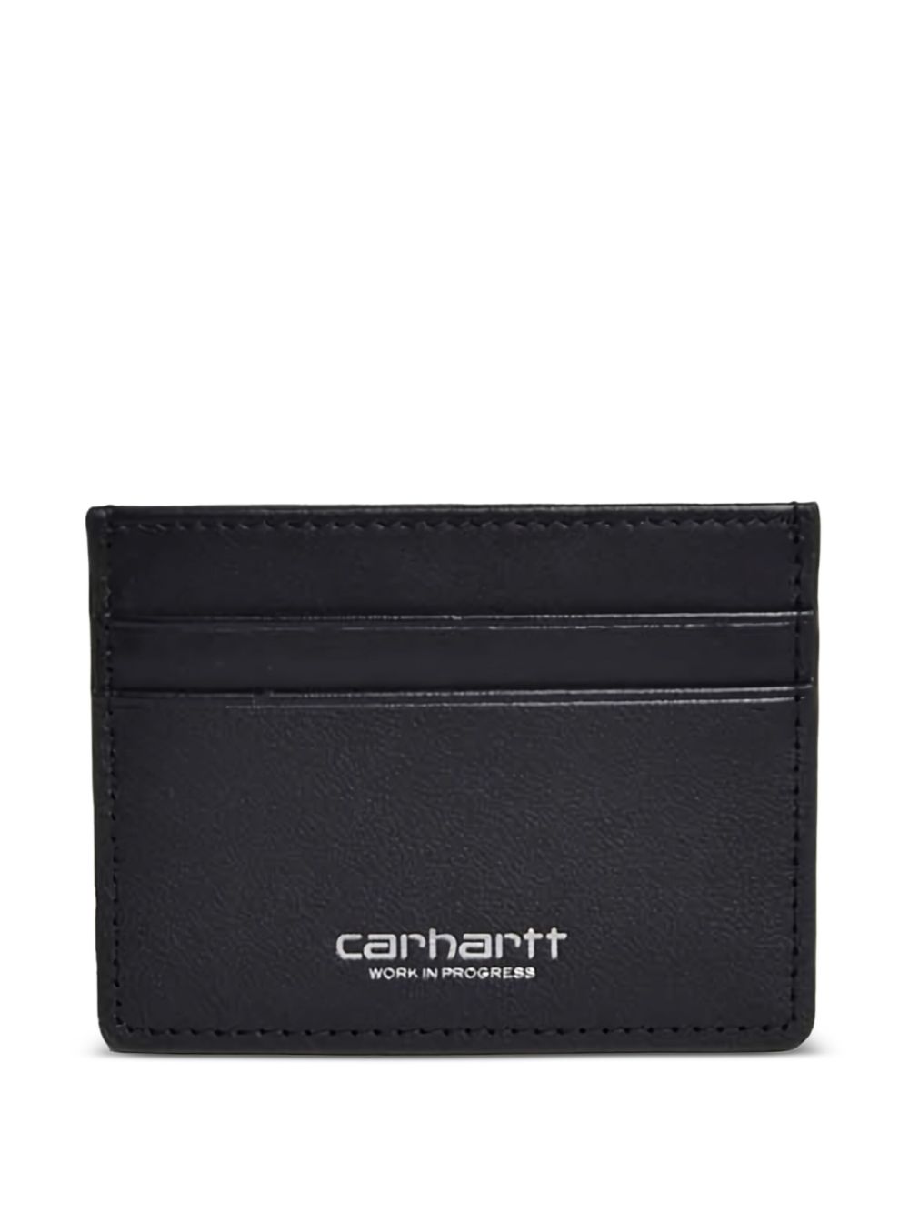 CARHARTT WIP Portacarte in pelle nera 