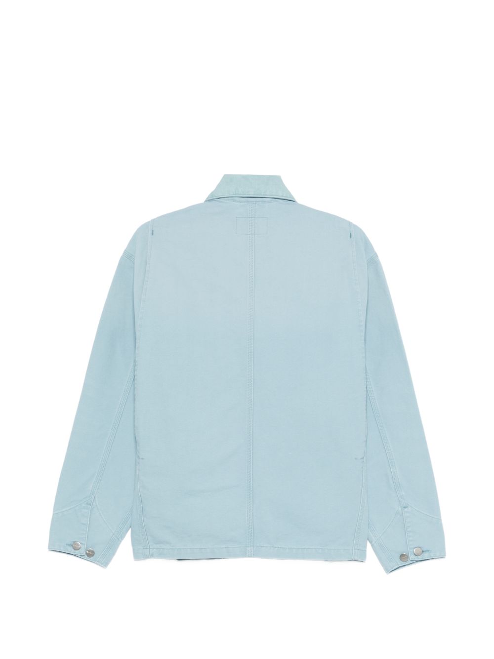 CARHARTT WIP Giacca in denim celeste con tasche e logo 