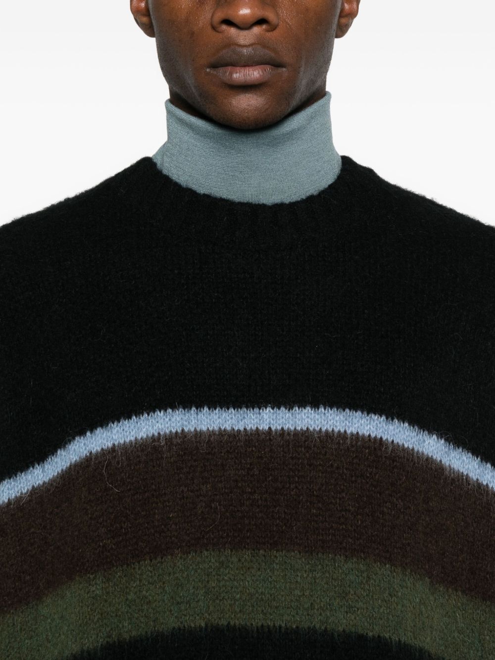 CARHARTT WIP Maglione a righe in misto alpaca 