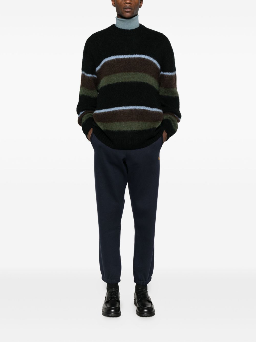 CARHARTT WIP Maglione a righe in misto alpaca 