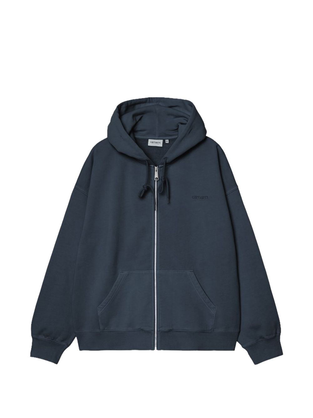 CARHARTT WIP Felpa blu con cappuccio e zip 