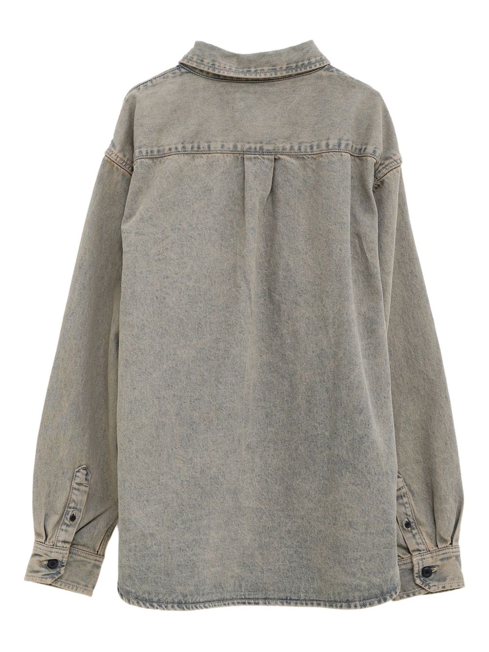 CARHARTT WIP Camicia over realizzata in denim di cotone sabbiato 