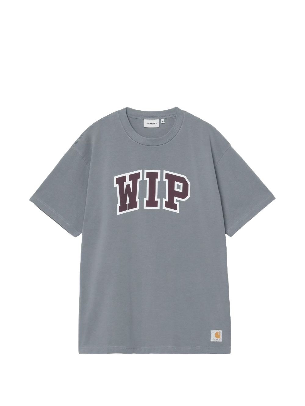 CARHARTT WIP T-shirt in cotone blu con logo 