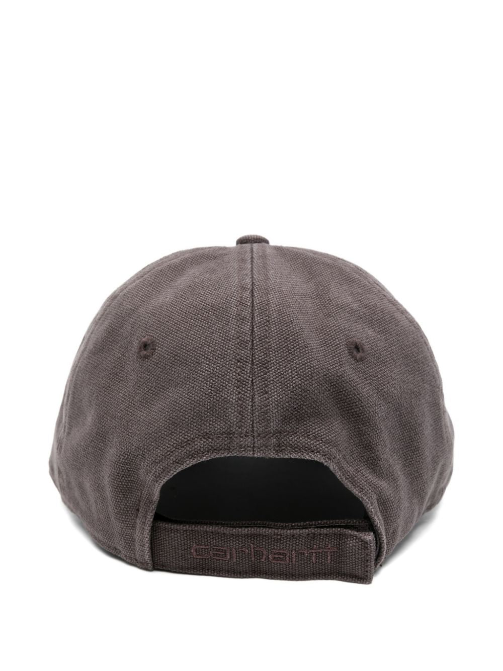 CARHARTT WIP Cappello baseball in cotone grigio con logo 