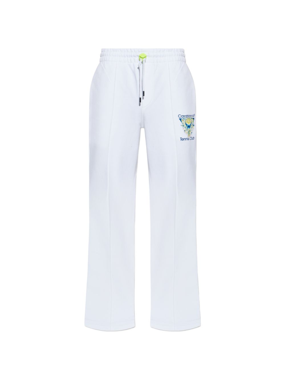 CASABLANCA Pantaloni tuta in cotone bianco 