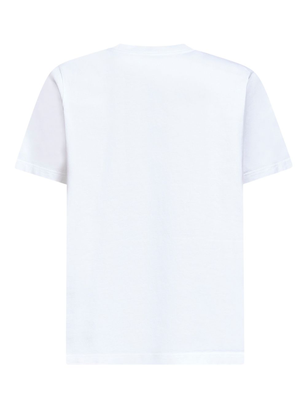 CASABLANCA T-shirt con stampa grafica in cotone bianco 