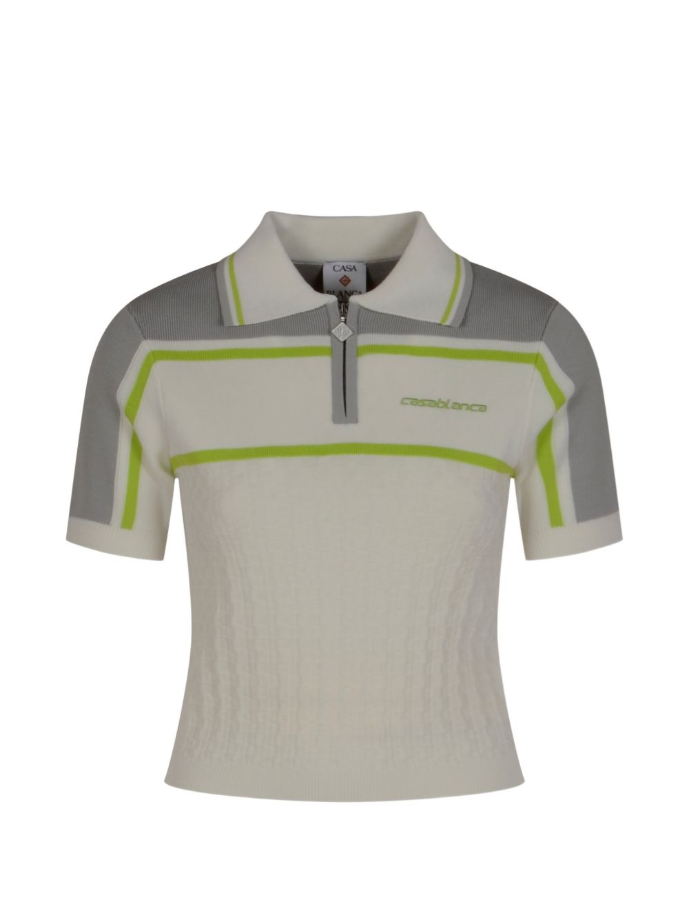 CASABLANCA Polo tecnica con logo 