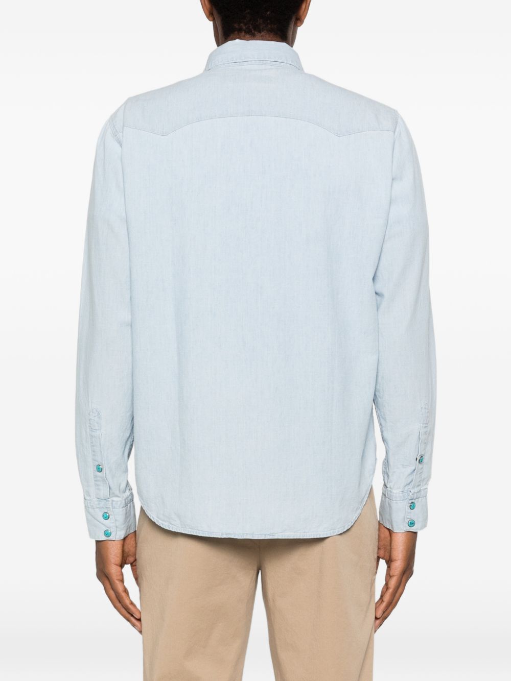 CHESAPEAKES Camicia Flagstaff in denim chiaro 