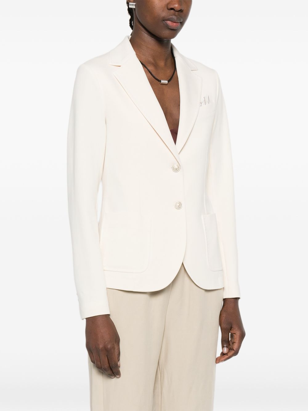 CIRCOLO 1901 Blazer bianco con tasche 