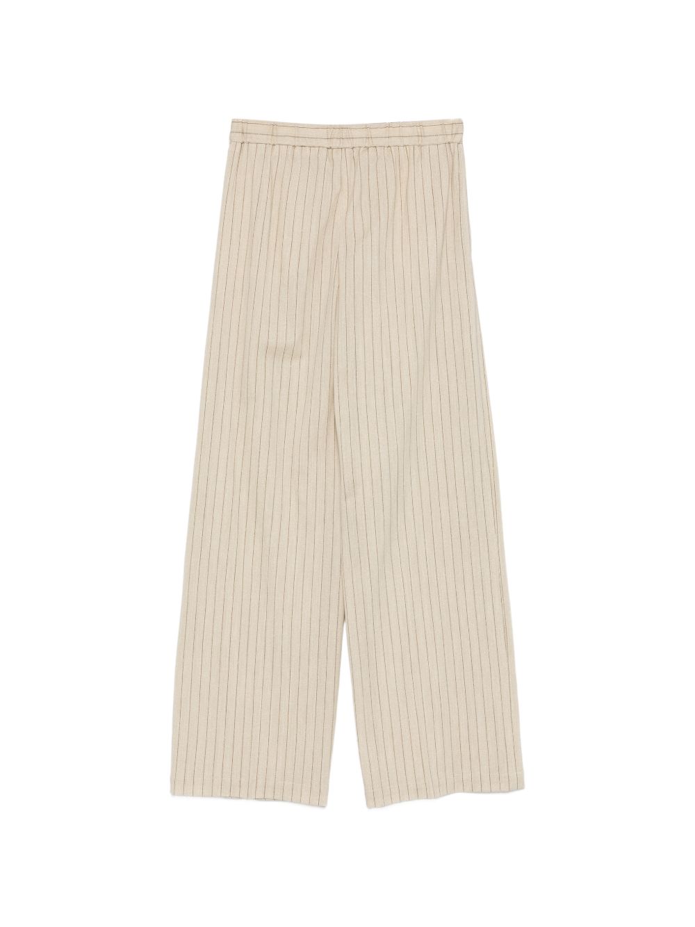 CIRCOLO 1901 Pantaloni gessati con coulisse in vita 