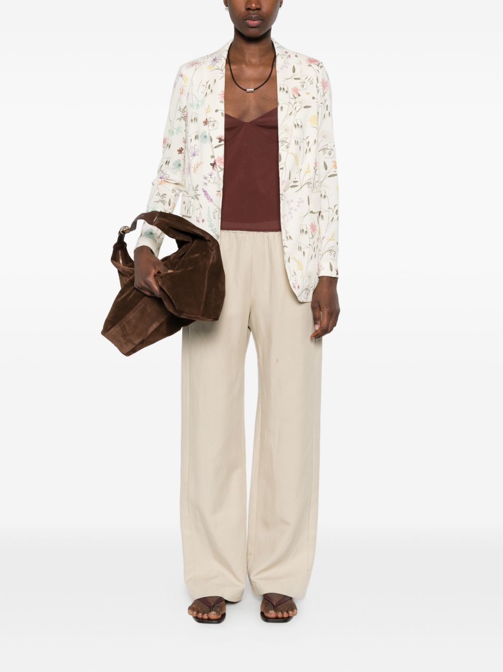 CIRCOLO 1901 Blazer elegante e leggero con stampa floreale 