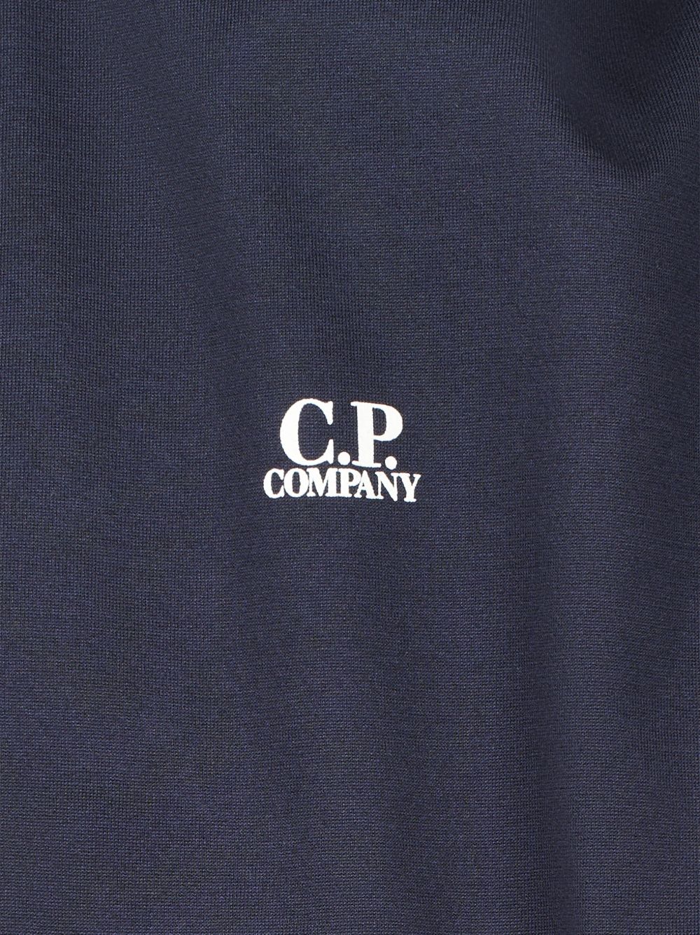CP COMPANY T-shirt blu scuro con logo 