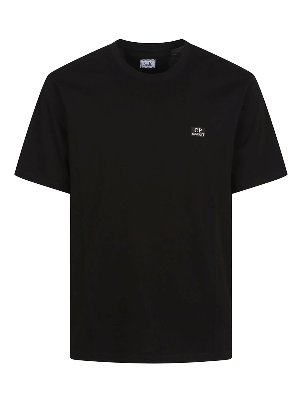 CP COMPANY T-shirt in cotone nero con logo 
