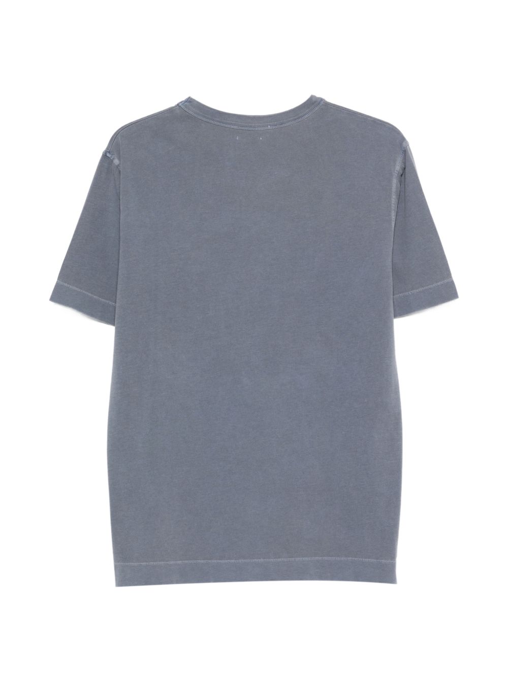 DANIELE FIESOLI T-shirt in cotone blu a maniche corte 