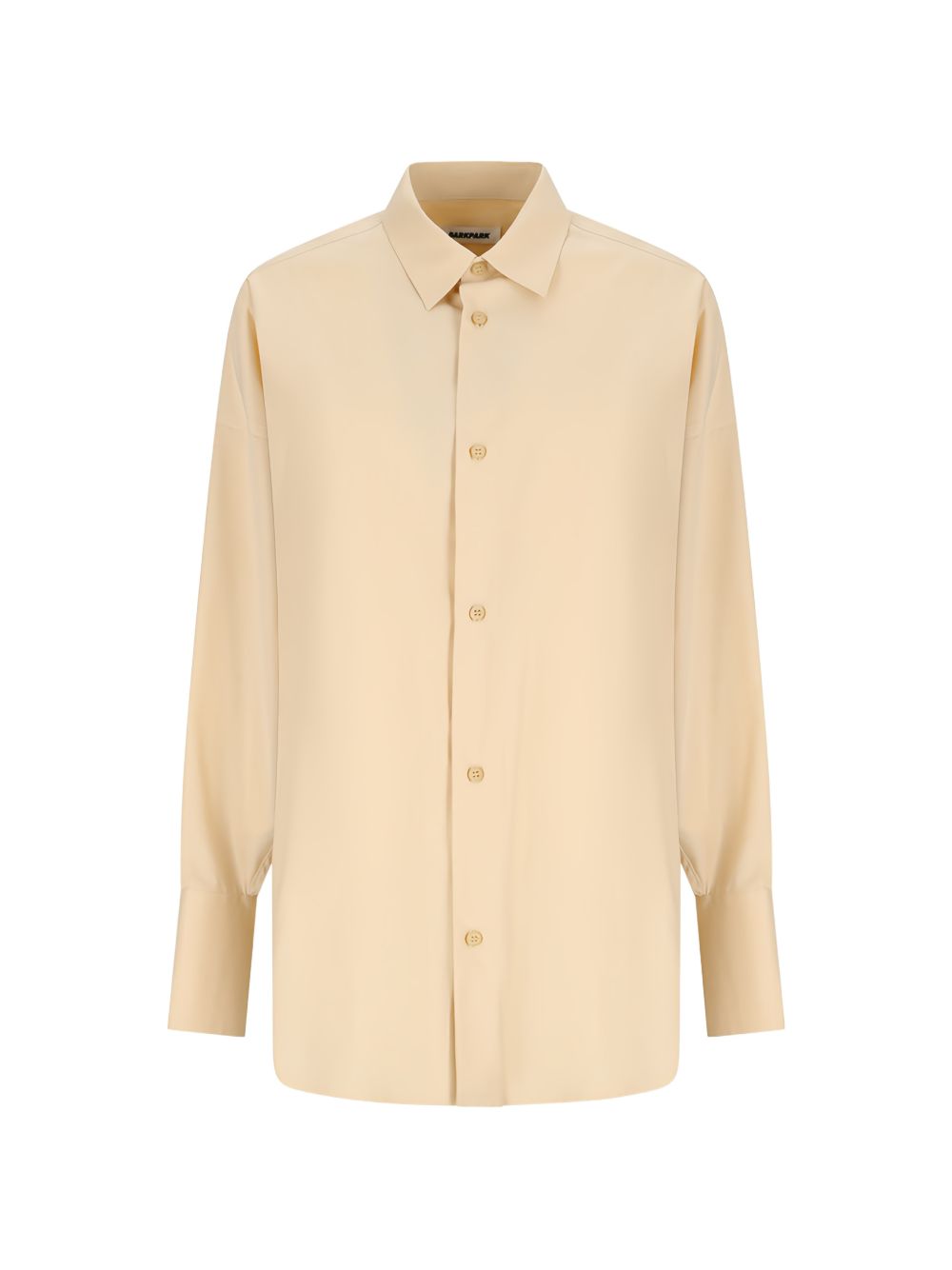DARKPARK Camicia Carla oversize in cotone beige 